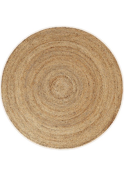 Dekoratif Yıkanabilir, Yuvarlak Kaymaz Tabanlı, Yuvarlak Salon Oturma Odası Halısı - WOOPAMUK521 fırsatları