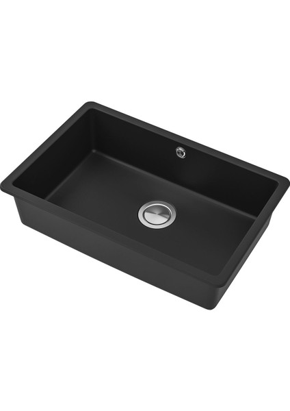 Tek Gözlü Eviye, Siyah, 72X46 cm