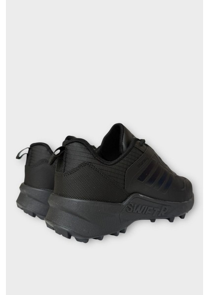 Erkek Soğuk Geçirmez Spor Outdoor Trekking Bot Ayakkabı Siyah - Siyah indirimleri