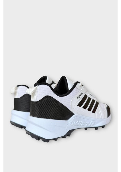 Erkek Soğuk Geçirmez Spor Outdoor Trekking Bot Ayakkabı Beyaz - Siyah indirimleri