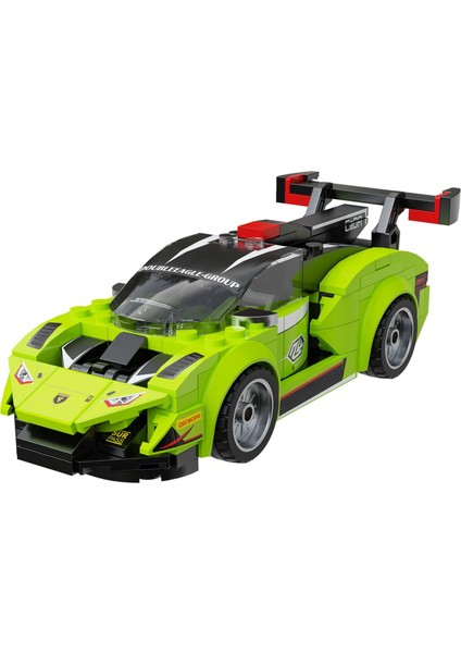 C55052W Cada Yeşil Spor Araba 165 Parça Block Oyuncak