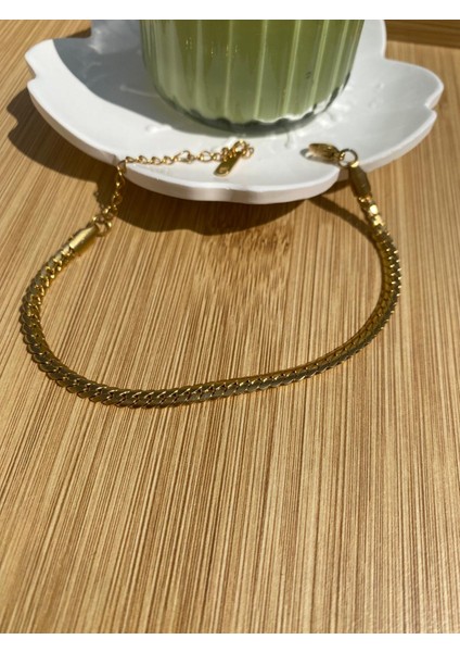 14 Ayar Kaplama Çelik Bileklik