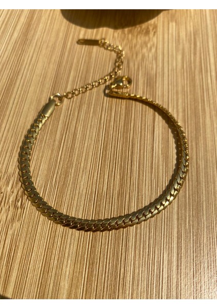 14 Ayar Kaplama Çelik Bileklik