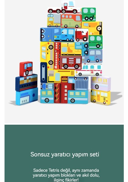 Tetris Büyük Hacimli 3D Yapboz Oyuncağı (Yurt Dışından) fiyatları
