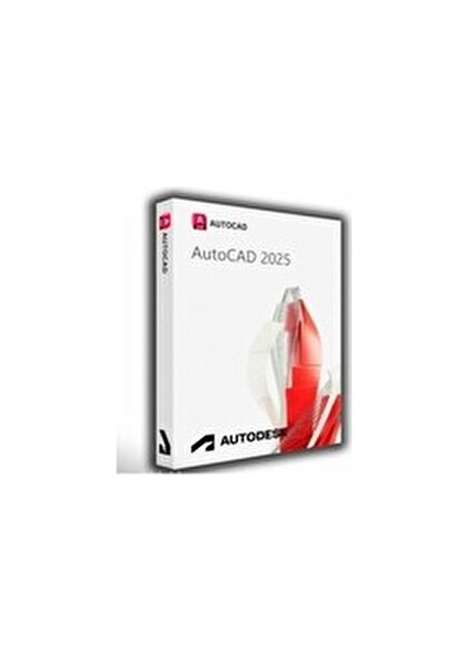 Autocad 2025 Windows 2 PC 2 Yıl Süreli Dijital Lisans Koduyla fiyatları