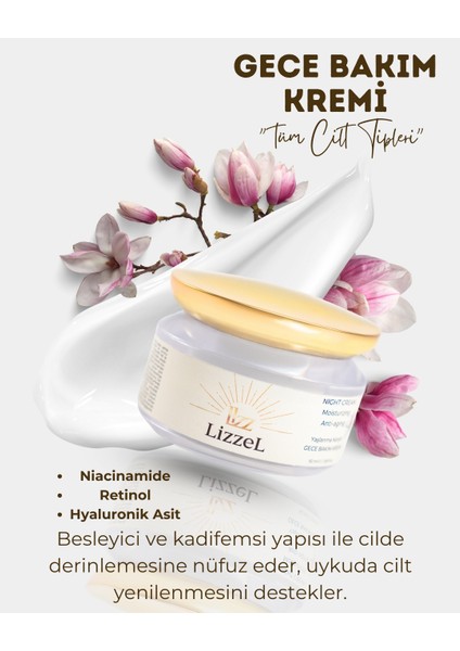 Nıght Cream Moisturizing Anti-Aging Gece Bakım Kremi