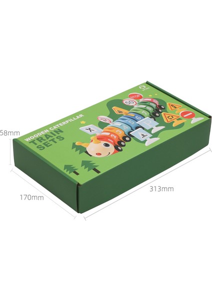 Tırtıl Sayılı Küçük Tren Eğitici Oyuncağı (Yurt Dışından)