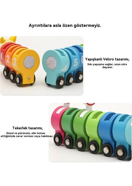 Tırtıl Sayılı Küçük Tren Eğitici Oyuncağı (Yurt Dışından) fırsatları