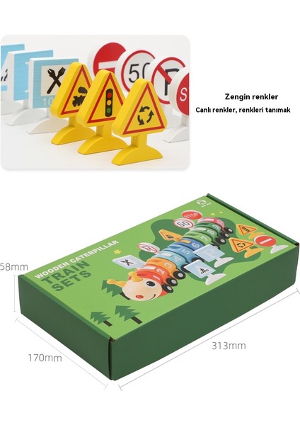 Tırtıl Sayılı Küçük Tren Eğitici Oyuncağı (Yurt Dışından) indirimleri