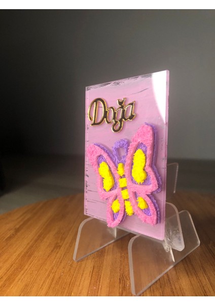 Hediyelik Magnet Dikdörtgen Pleksi Kelebekli Magnet 20 Adet fırsatları