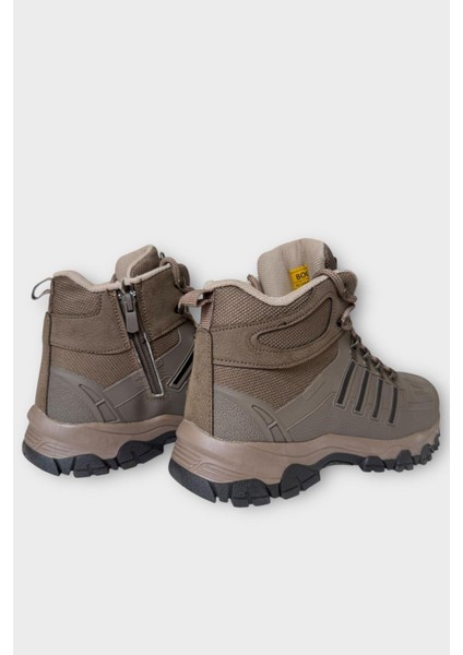 Unısex Soğuk Geçirmez Fermuarlı Trekking & Outdoor Bot Vizon indirimleri