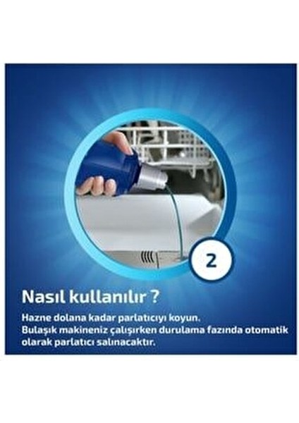 Bulaşık Makinesi Parlatıcı Kokusuz Cam Aşınmasına Karşı Koruma 400 ml