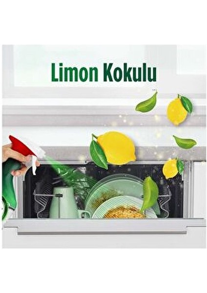 Power Sprey Mutfak ve Bulaşık İçin 3'ü 1 Arada Temizlik 500 ml 3 Adet Yağda Etkili