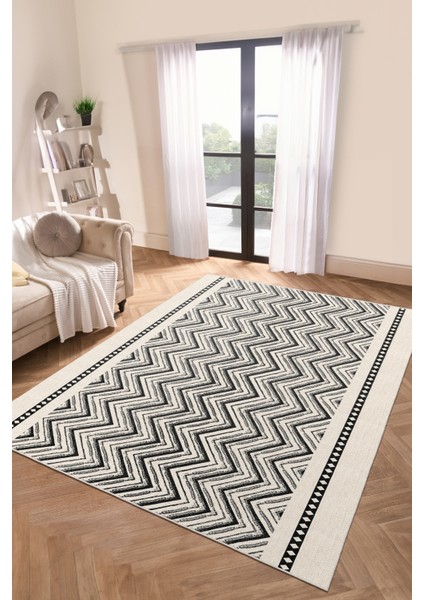 Dekoratif Yıkanabilir, Kaymaz Tabanlı, Modern Mutfak Halısı - WOOKECE1716 modelleri