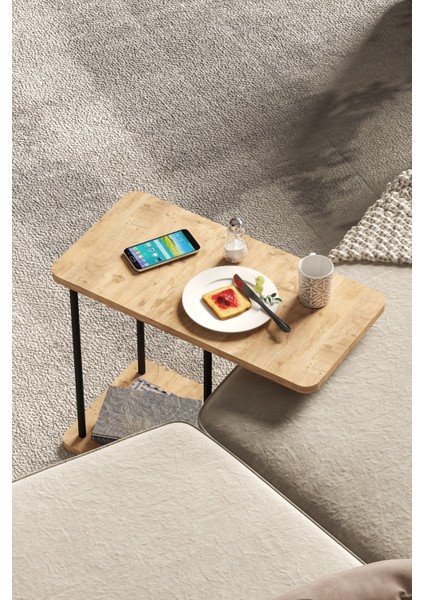 Çam Dikdörtgen Yan Sehpa 1614