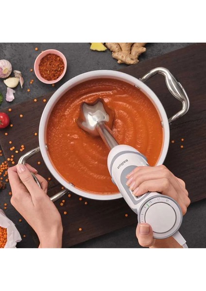 Rondo Çok Fonksiyonlu Mikser Seti, Beyaz, Güçlü ve Hızlı Karıştırıcı, 5 Parça modelleri