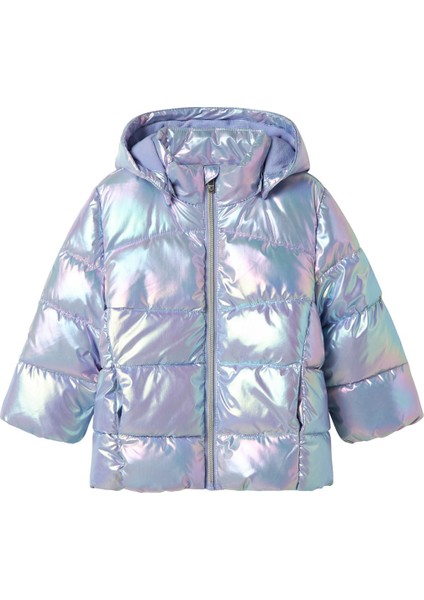 Nmfmolına Puffer Jacket S Mor Kız Çocuk Mont