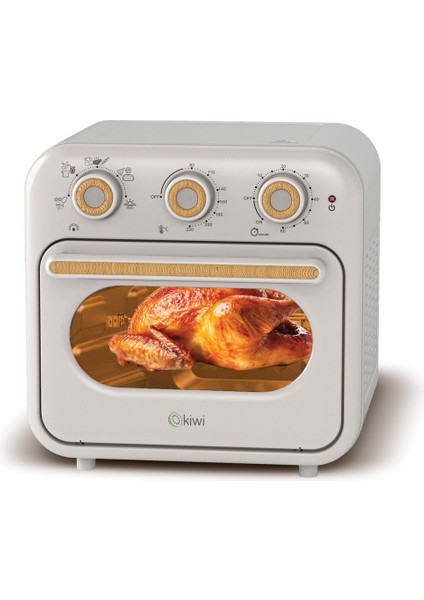 Geniş Kapasiteli 16 Lt 360° Dönüşümlü Zamanlayıcılı Yağsız Fritöz