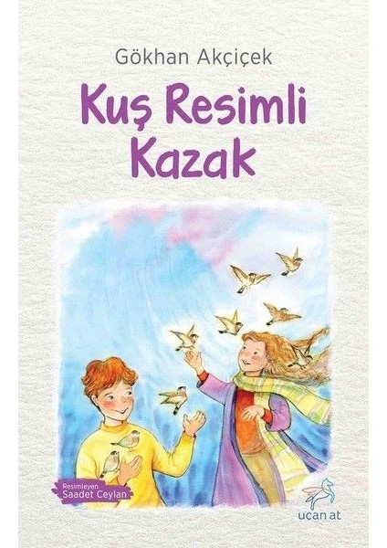 Kuş Resimli Kazak