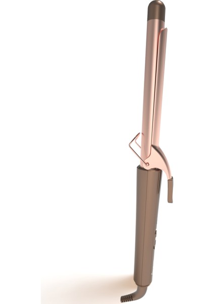 Uzun Saçlar Için Seramik Maşa, 19 Mm, Pembe, Şık ve Kullanışlı Tasarım