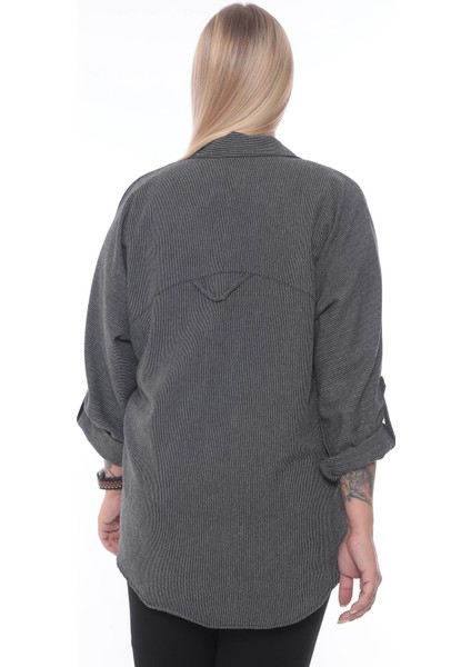 Cotton Büyük Beden Kadın Gömlek modelleri