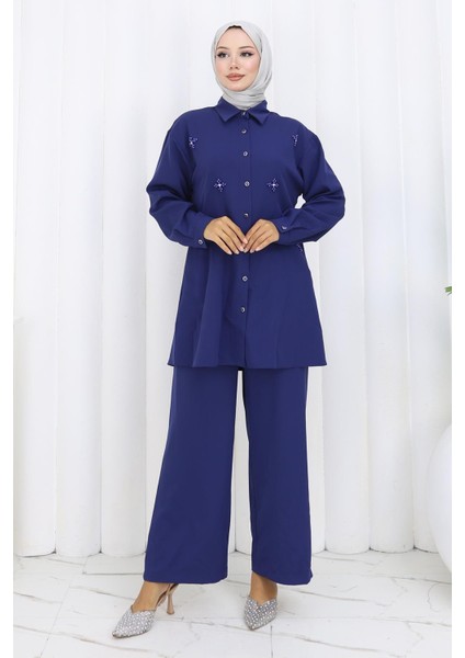 Minimal Taşlı Takım Indigo 19367 modelleri