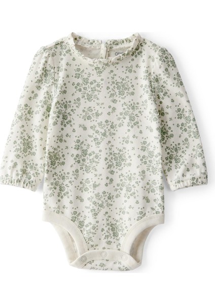 Kız Bebek Ekru Body