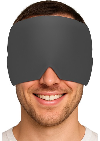 Mıgren ve Baş agrısı için Rahatlatıcı Isıtıcı Ped Sıcak Soğuk Kompres Termojel Buz Paket Bandajı(Gri) fiyatları