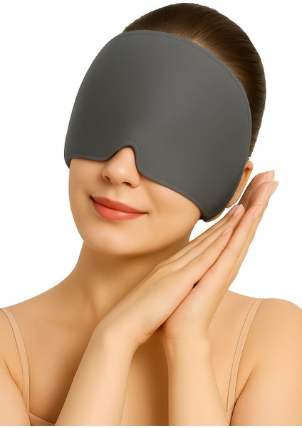 Mıgren ve Baş agrısı için Rahatlatıcı Isıtıcı Ped Sıcak Soğuk Kompres Termojel Buz Paket Bandajı(Gri) modelleri