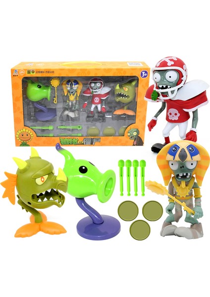 Rakamlar Bitkiler Vs Zombiler Oyuncaklar Tam Set Serisi Peashooter Korsan Jetpack Zombi Yumuşak Silikon Bebekler Çocuklar Için Doğum Günü Hediyeleri (Yurt Dışından)