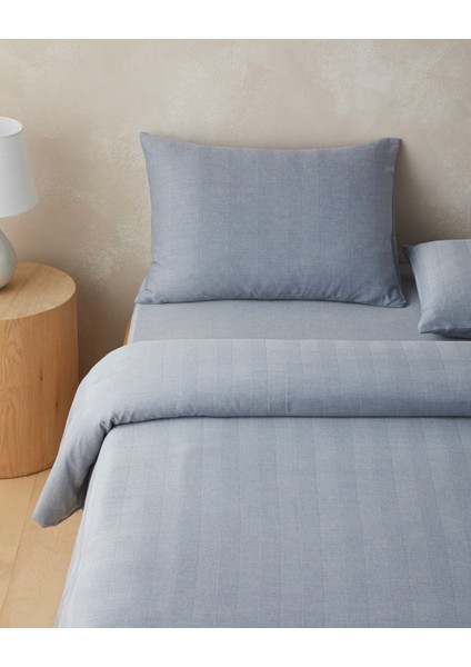 Twiluxe Ipliği Boyalı Çift Kişilik Nevresim Takımı 200X220 cm Lacivert fiyatları