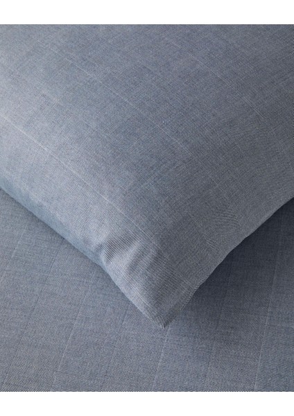 Twiluxe Ipliği Boyalı Çift Kişilik Nevresim Takımı 200X220 cm Lacivert fırsatları