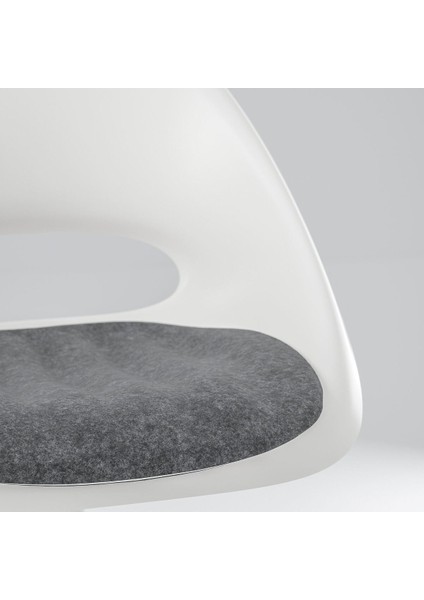 Çalışma Sandalyesi Oturma Minderi, Koyu Gri, 33X32 cm fırsatları