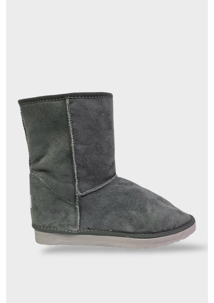 Classic Orta Boy Kadın Süet Bot & Bootie GRİ fırsatları