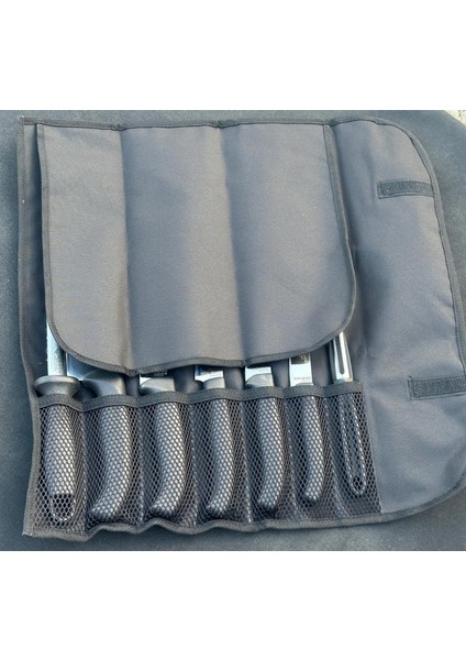 Gastronomi Çantalı Ekoset Şef, Kasap, Mutfak Bıçak Seti 8 Parça indirimleri