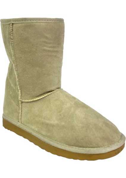 Classic Orta Boy Kadın Süet Bot & Bootie BEJ indirimleri