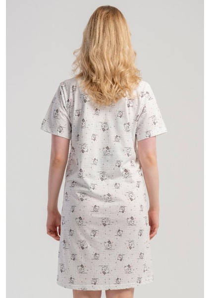 Kadın Beyaz Renk Kısa Kollu Lohusa Tunik C9T1N0605 fırsatları