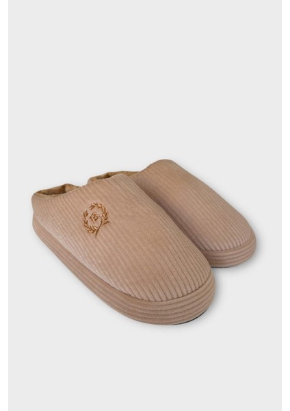 Erkek Hafif Kaydırmaz Taban Ev Terliği Bej modelleri