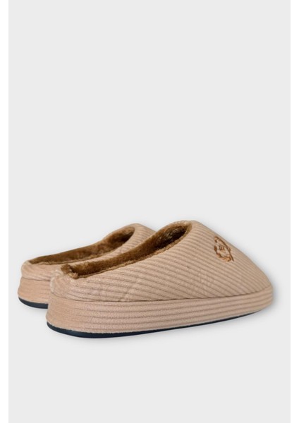 Erkek Hafif Kaydırmaz Taban Ev Terliği Bej indirimleri