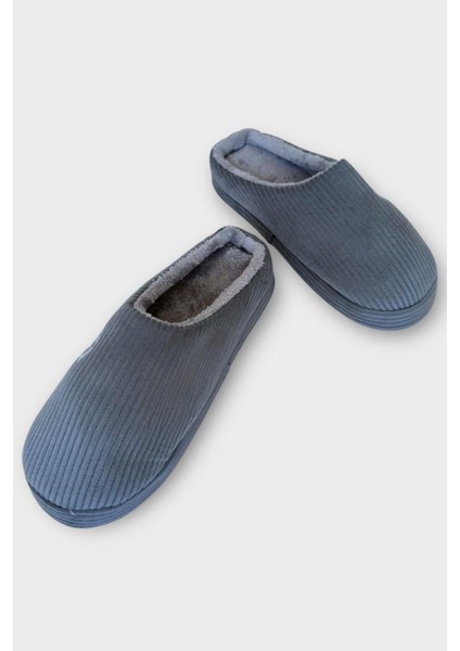 Erkek Hafif Kaydırmaz Taban Ev Terliği Füme modelleri