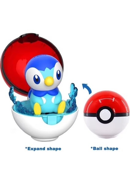 Pokemon Şekil 6 Stilleri Dönüşüm Pokeball Pikachu Piplup Scorbunny Ölçeklenebilir Anime Figürü Bebek Modeli Çocuk Doğum Günü Hediyeleri (Yurt Dışından) modelleri