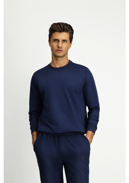 Bisiklet Yaka Regular Fit Sweatshirt fırsatları