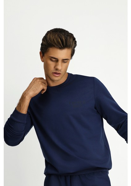 Bisiklet Yaka Regular Fit Sweatshirt