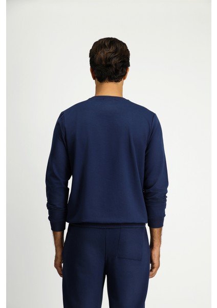 Bisiklet Yaka Regular Fit Sweatshirt