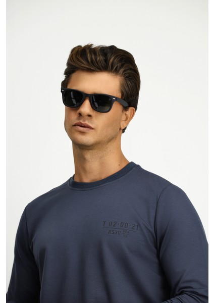 Bisiklet Yaka Regular Fit Sweatshirt indirimleri