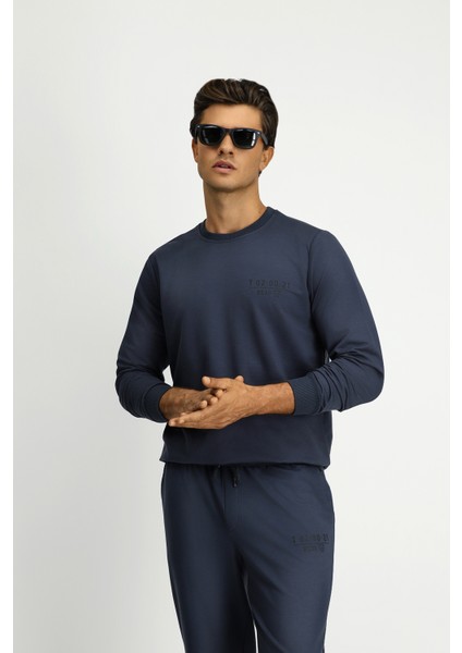 Bisiklet Yaka Regular Fit Sweatshirt