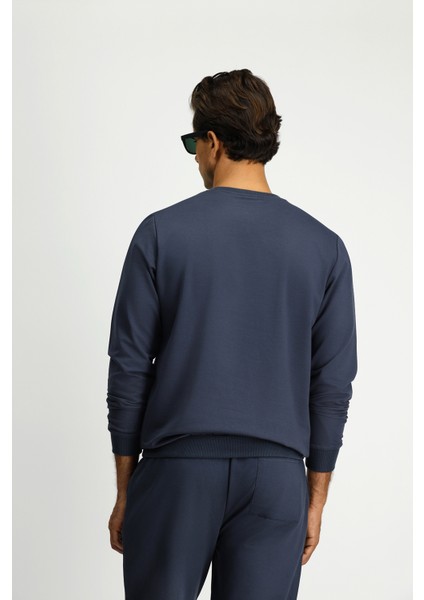 Bisiklet Yaka Regular Fit Sweatshirt