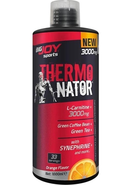 Bigjoy Thermo Nator L-Carnitine 3000 Mg Portakal