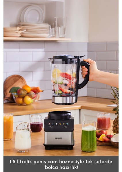 Renkli Dokunmatik Ekmek Blenderı Inox 1200W, Güçlü ve Şık Tasarım fırsatları