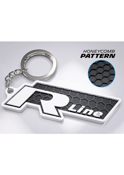 R Line Logo Anahtarlık